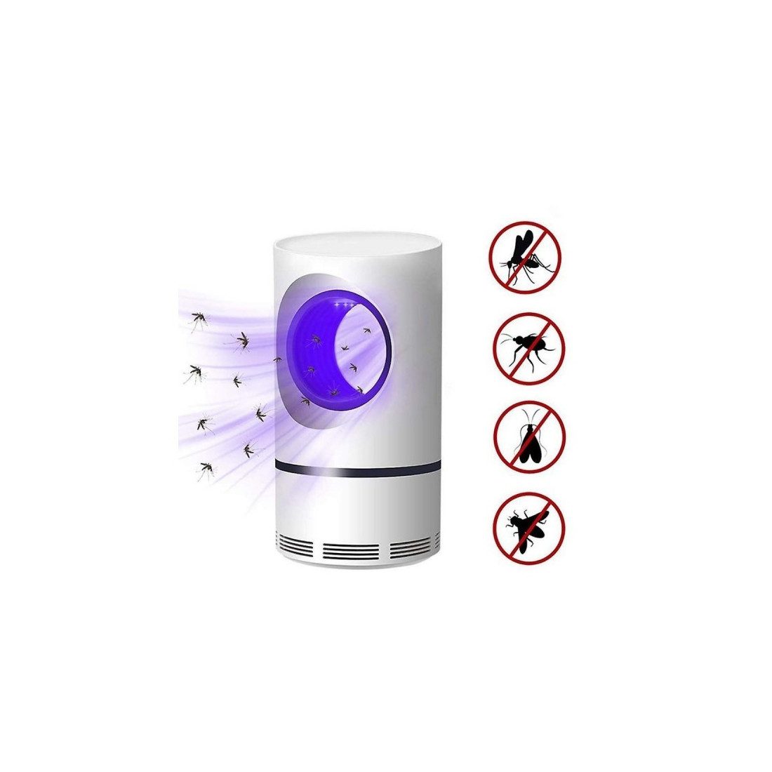 Set 2 x aparat antiinsecte cu lampa UV si aspiratie, Mosquito Killer