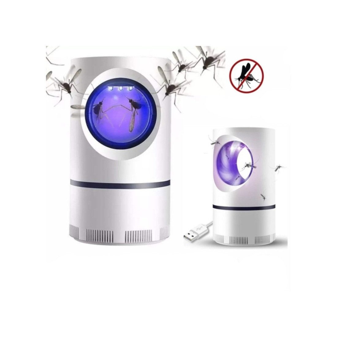 Set 2 x aparat antiinsecte cu lampa UV si aspiratie, Mosquito Killer