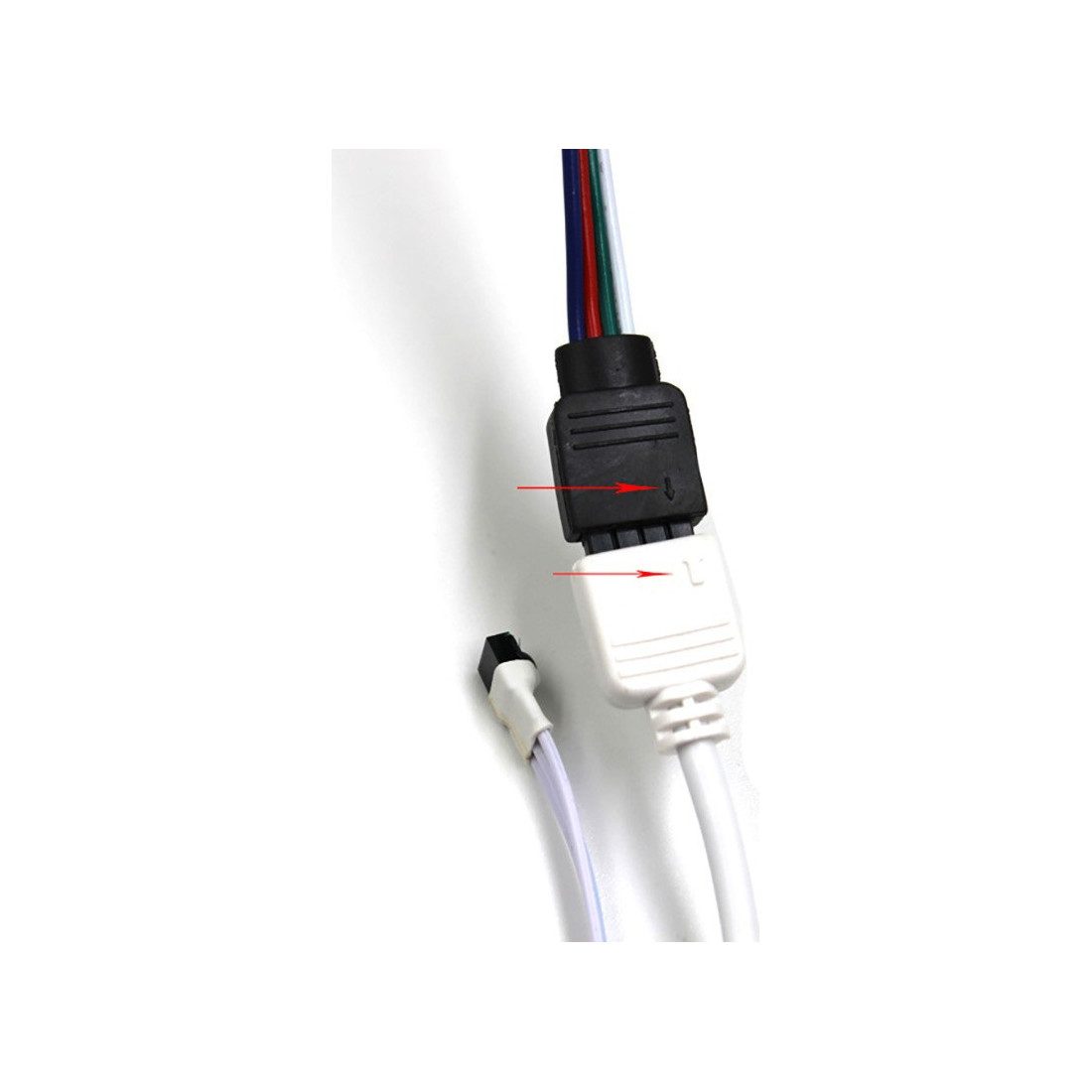 Banda LED SMD 10m , cu telecomanda si joc de lumini, interior