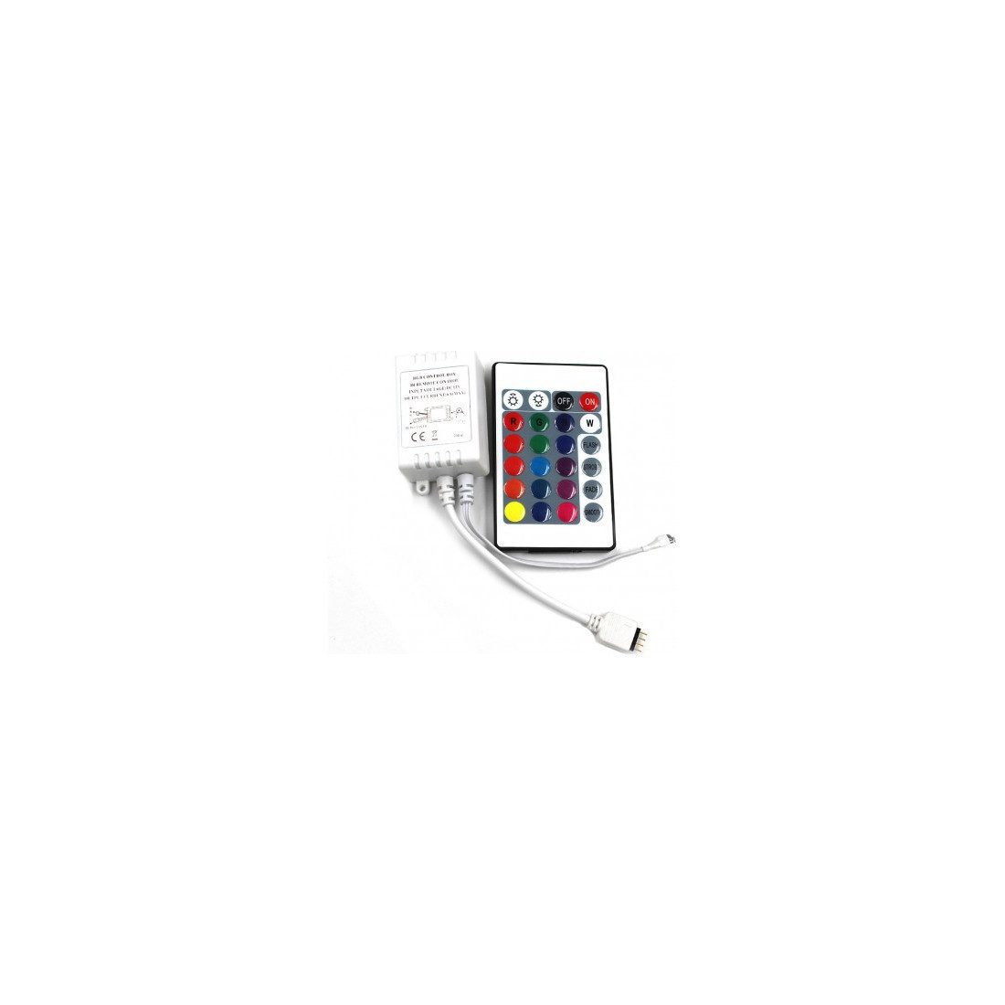 Banda LED SMD 10m , cu telecomanda si joc de lumini, interior