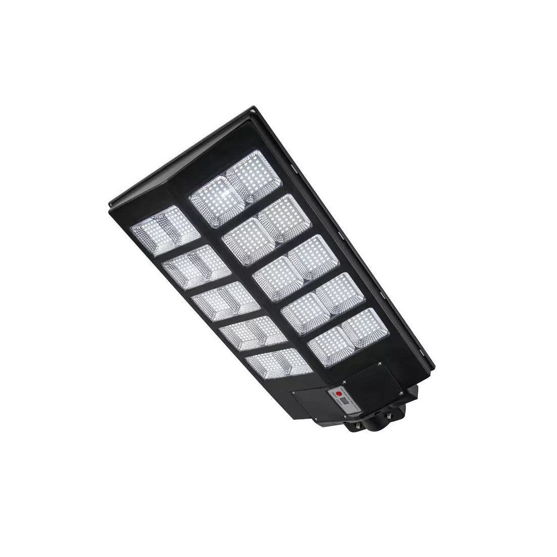 Lampa Solara Dubla Jortan 800W/1000W, 342 LED, Senzor Crepuscular, Telecomanda, Baterie 24000-30000mAh, Picior Metalic