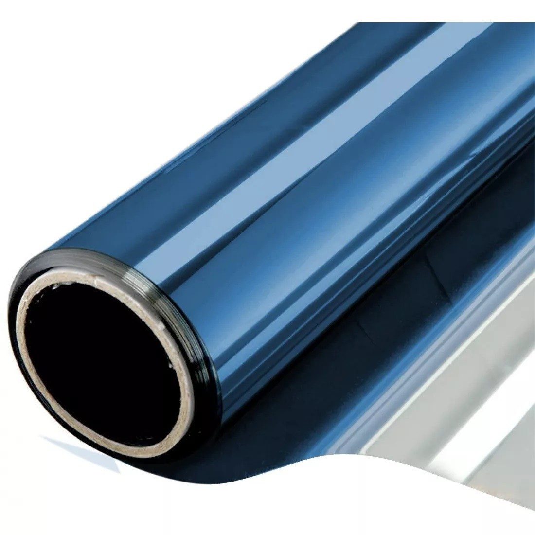 Folie protectie solara pentru geamuri interioare, cu efect de oglinda, UV, 60x300cm