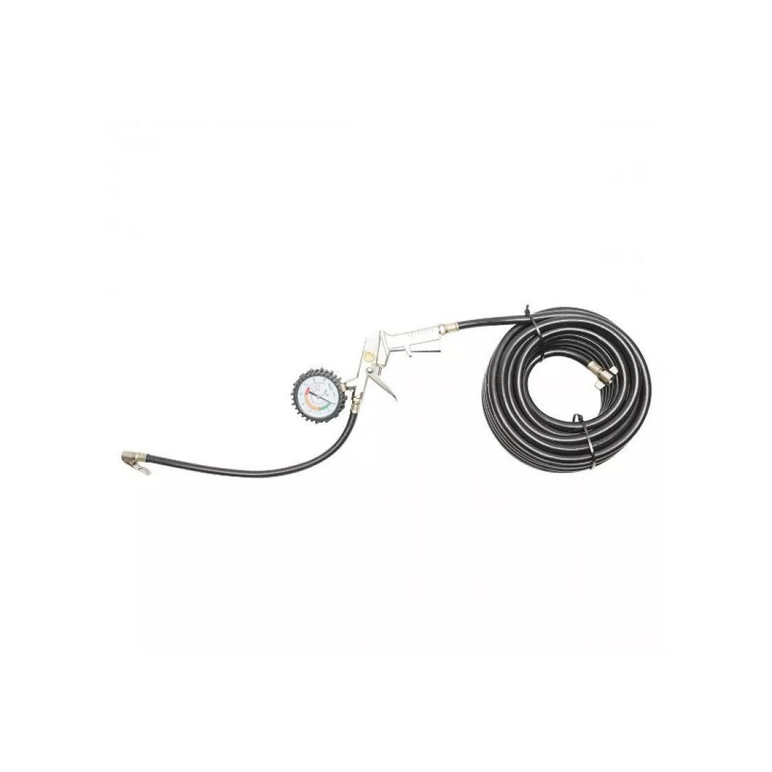 Furtun umflat roti cu manometru ext fi 10.5mm 13m