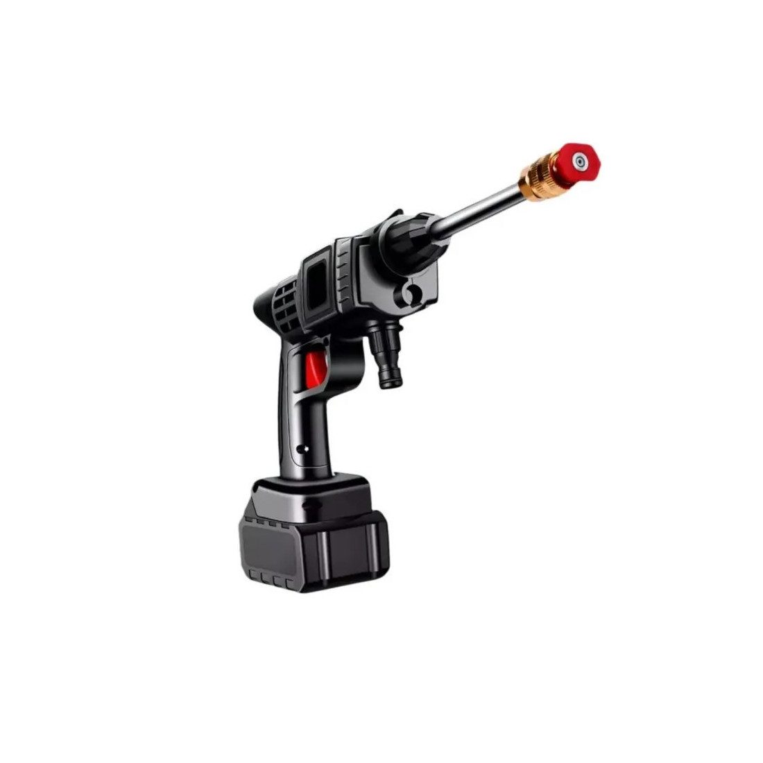 Pistol de spalat cu presiune, 8L/min, cu acumulator de 48Vf, trusa plastic