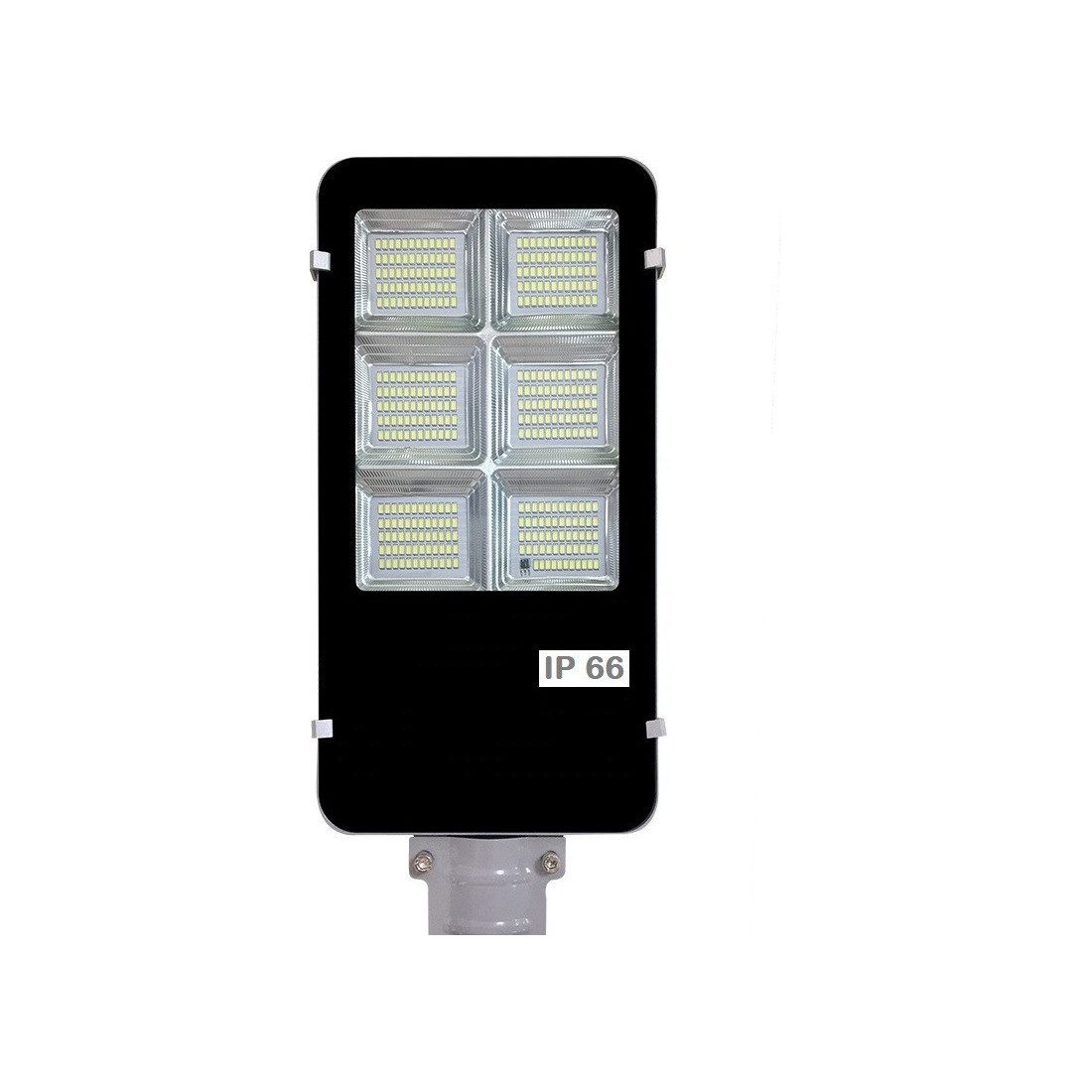 Lampă Stradală Solară LED Jortan 300W/400W, Panou Fotovoltaic, IP66, Telecomandă, Alb Rece 6500K