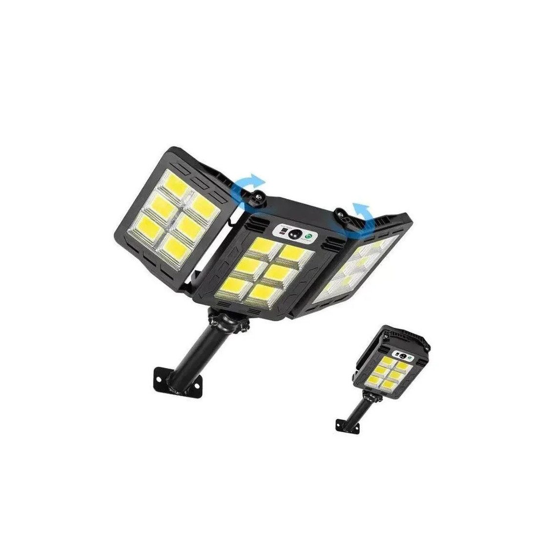 Lampa solara stradala tripla 100w cob