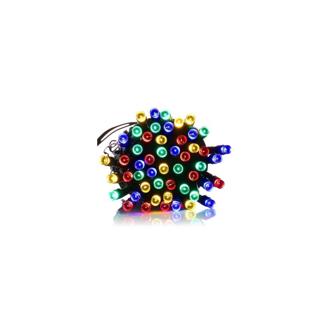 Set 5 x instalatie solara 100 LED, culoare multicolor
