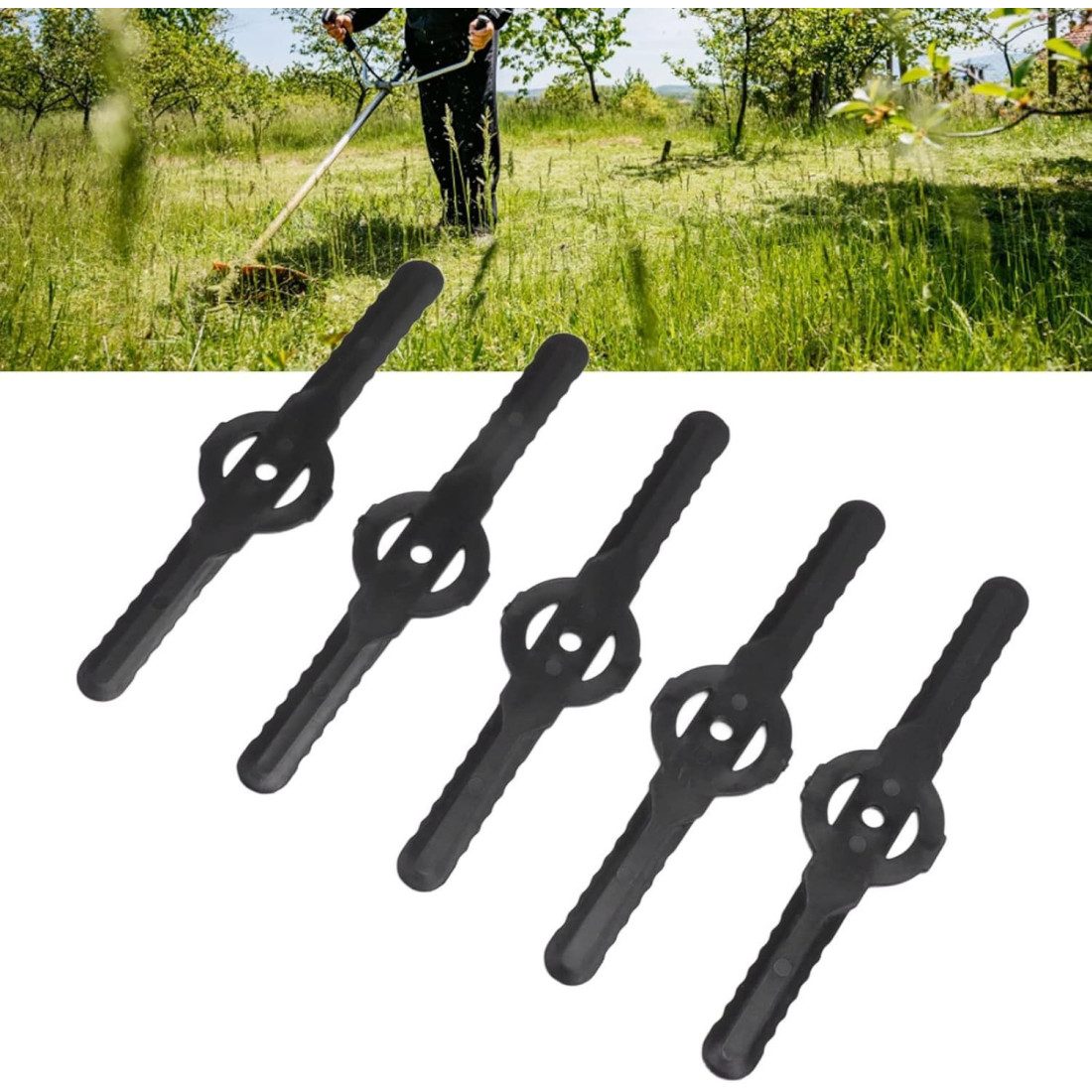 Set 5 x lame pentru motocoasa din plastic
