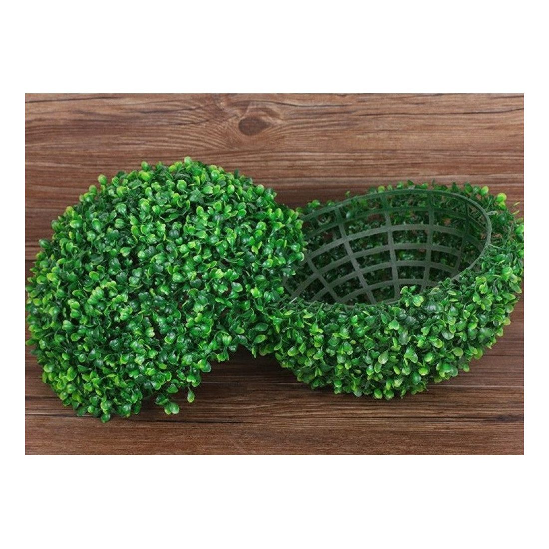 Sfera artificiala de cimisir, 23 cm verde