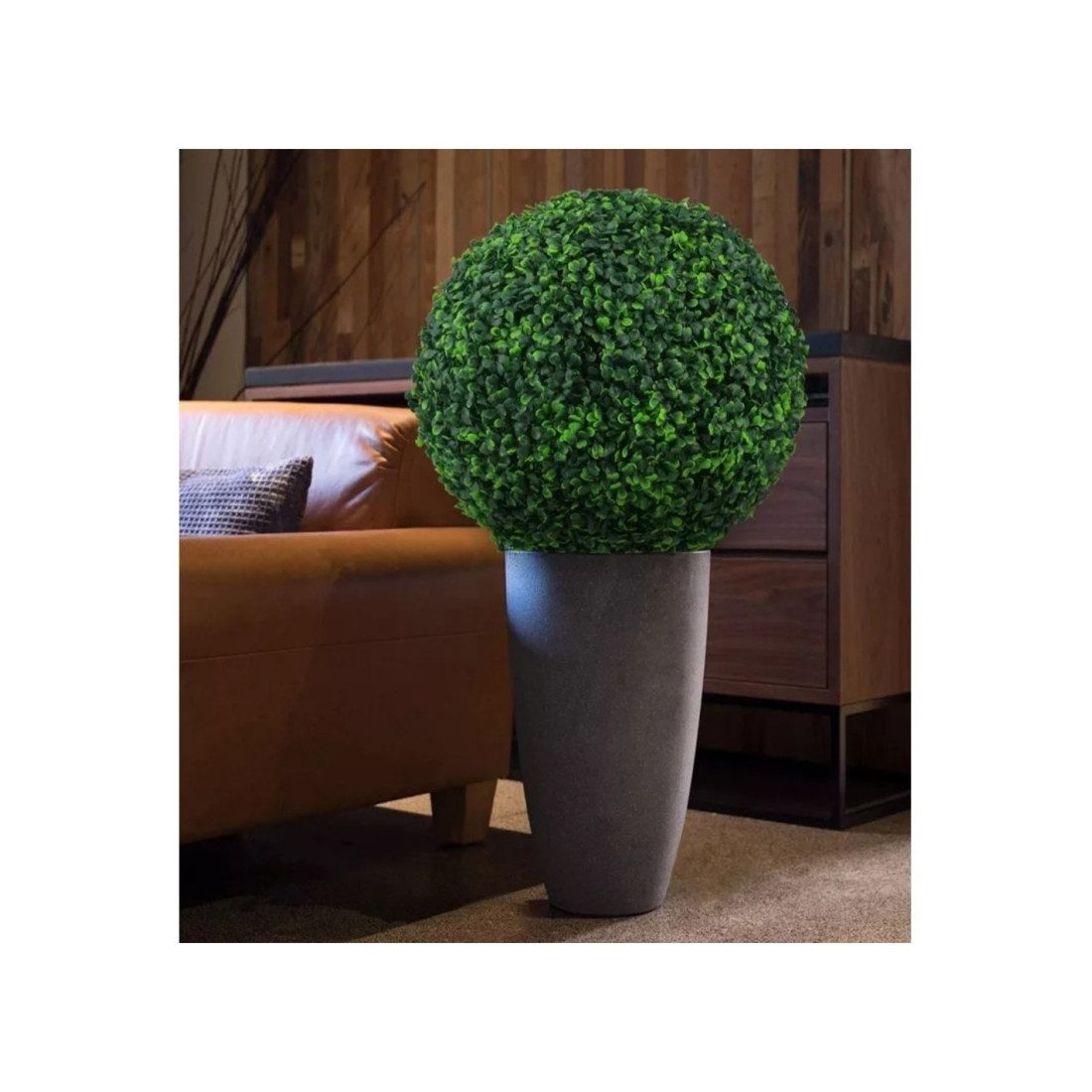 Sfera artificiala de cimisir, 23 cm verde