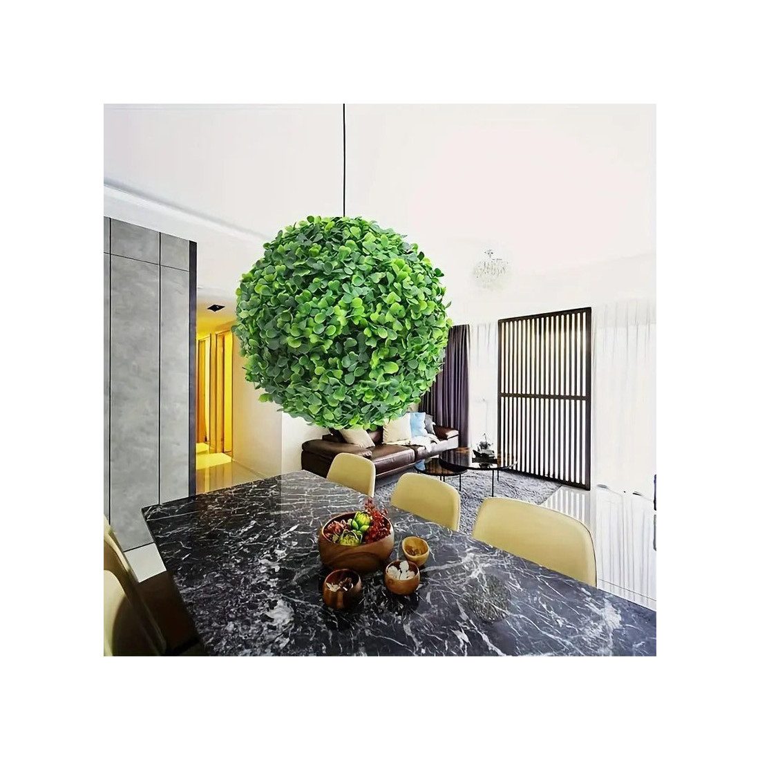 Sfera artificiala de cimisir, 23 cm verde