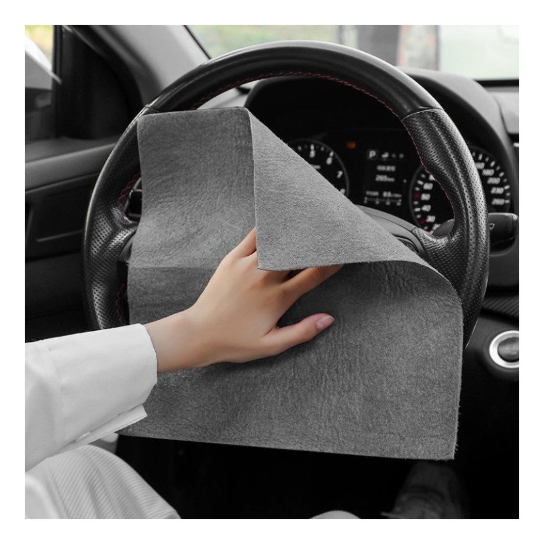Set 10 Lavete Magice, Curatare Fara Scame si Zgarieturi, Material Microfibra, 30x30 cm