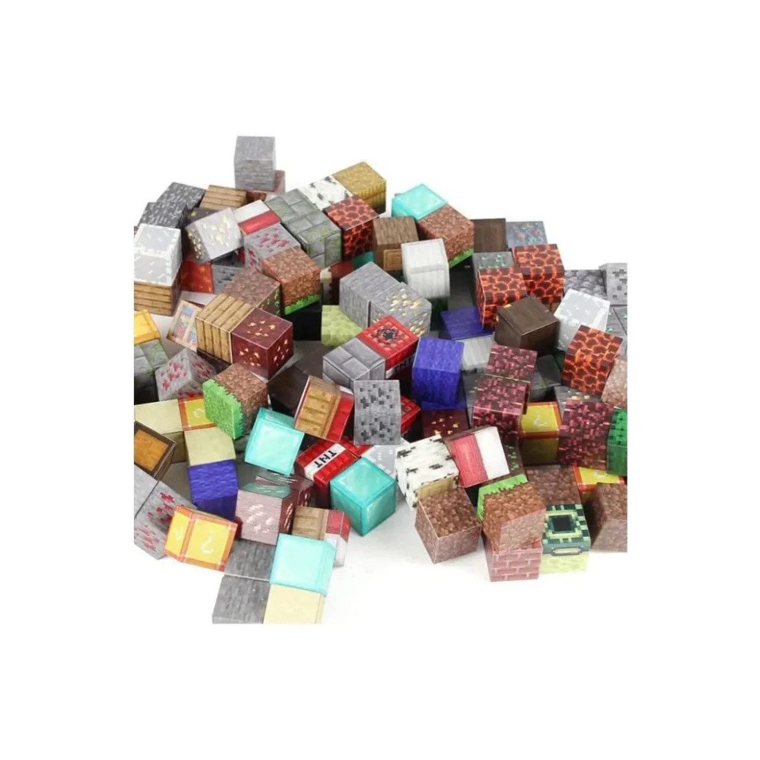 Set 80 Cuburi Magnetice "Mega-Varietate" – Modele Mixte și Unice