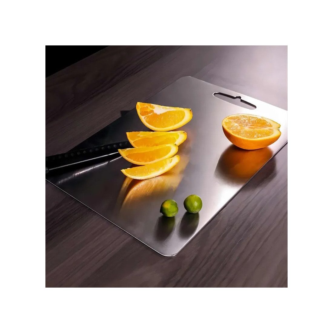 Set 3 tocătoare din inox, impermeabile, cu utilizare pe ambele fețe – 34×23 / 30×20 / 24×15 cm