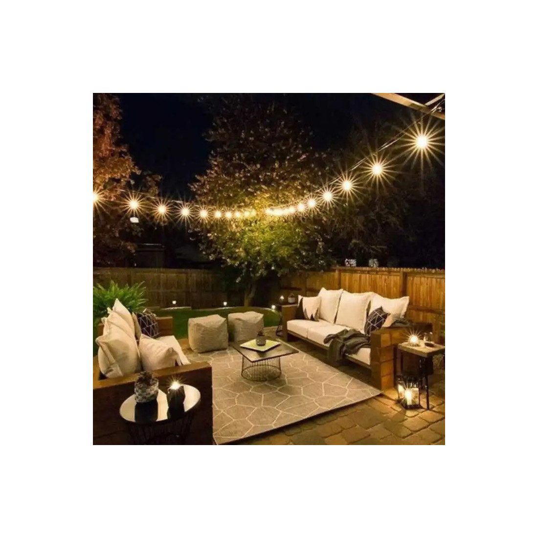 Ghirlanda Luminoasa,30 Metri cu 30 Becuri,  220V interconectabila
