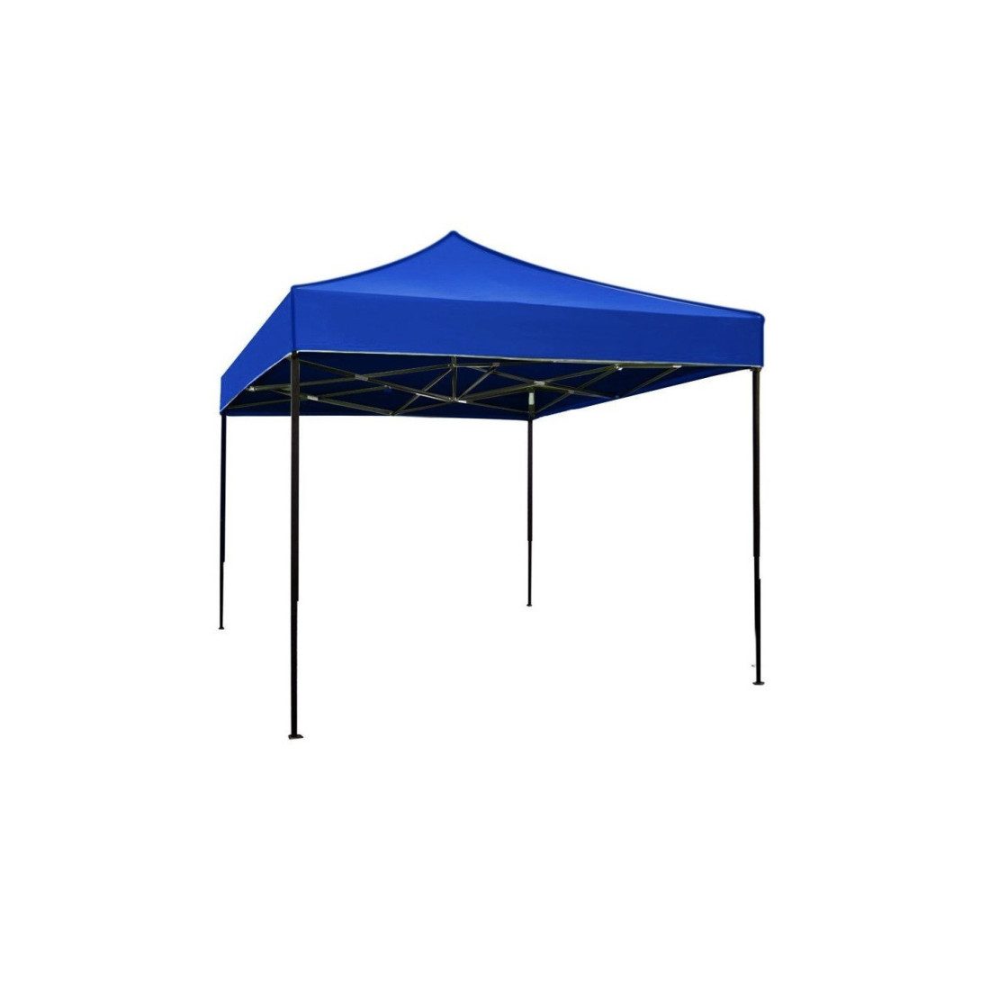 Cort Pavilion Pliabil 3x3m, Cadru Metalic Ranforsat, Acoperis PVC Oxford 420D 280g/mp,