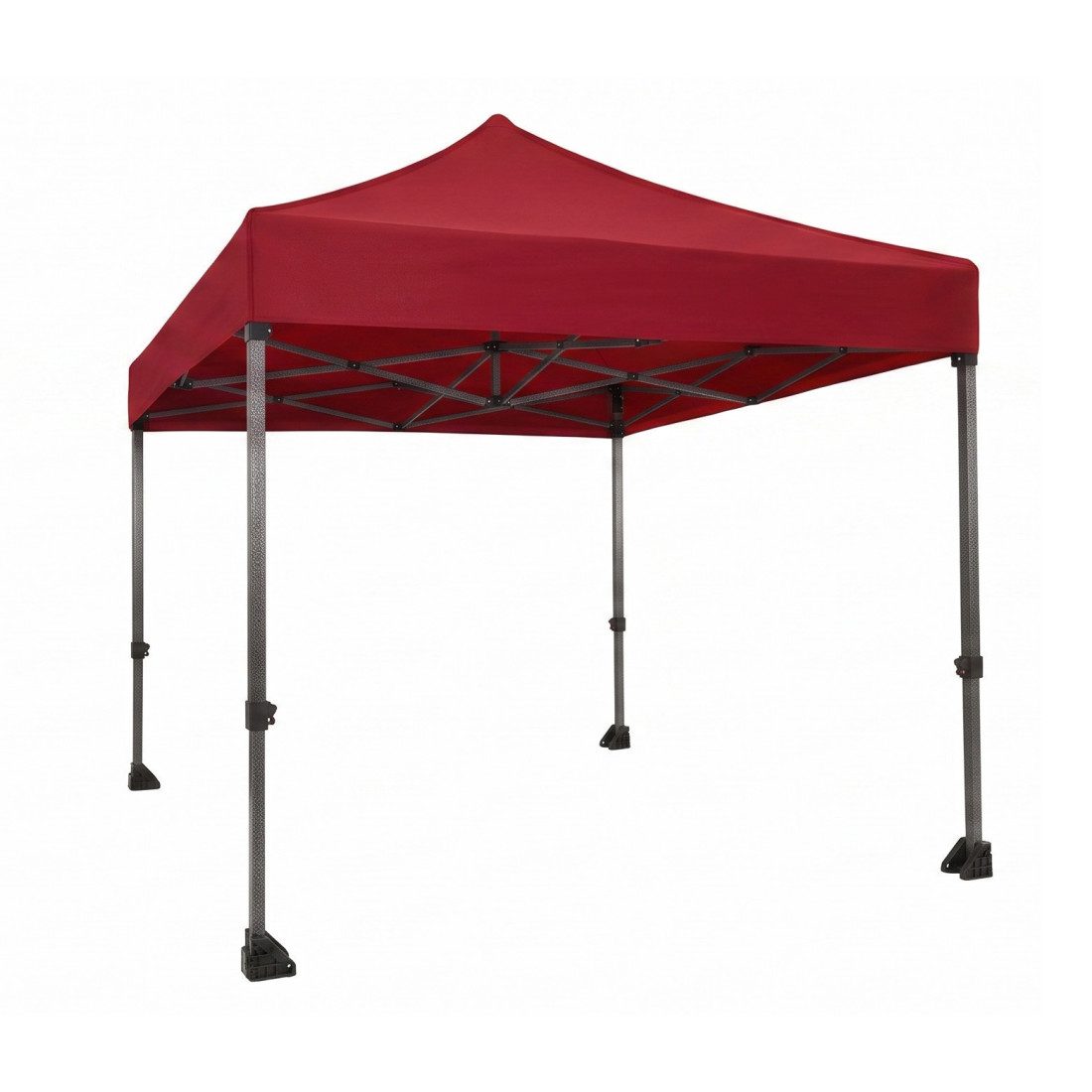 Cort Pavilion Pliabil 3x3m, Cadru Metalic Ranforsat, Acoperis PVC Oxford 420D 280g/mp,