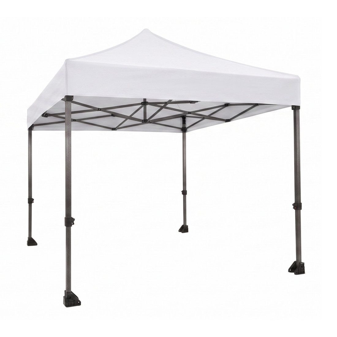 Cort Pavilion Pliabil 3x3m, Cadru Metalic Ranforsat, Acoperis PVC Oxford 420D 280g/mp,