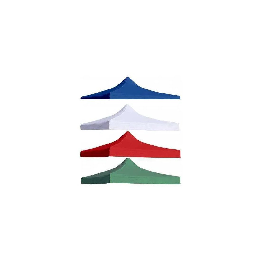 Acoperiș Pavilion 3x3m, Material Oxford 600D, Impermeabil, Protecție UV, Albastru/Roșu/Verde/Alb